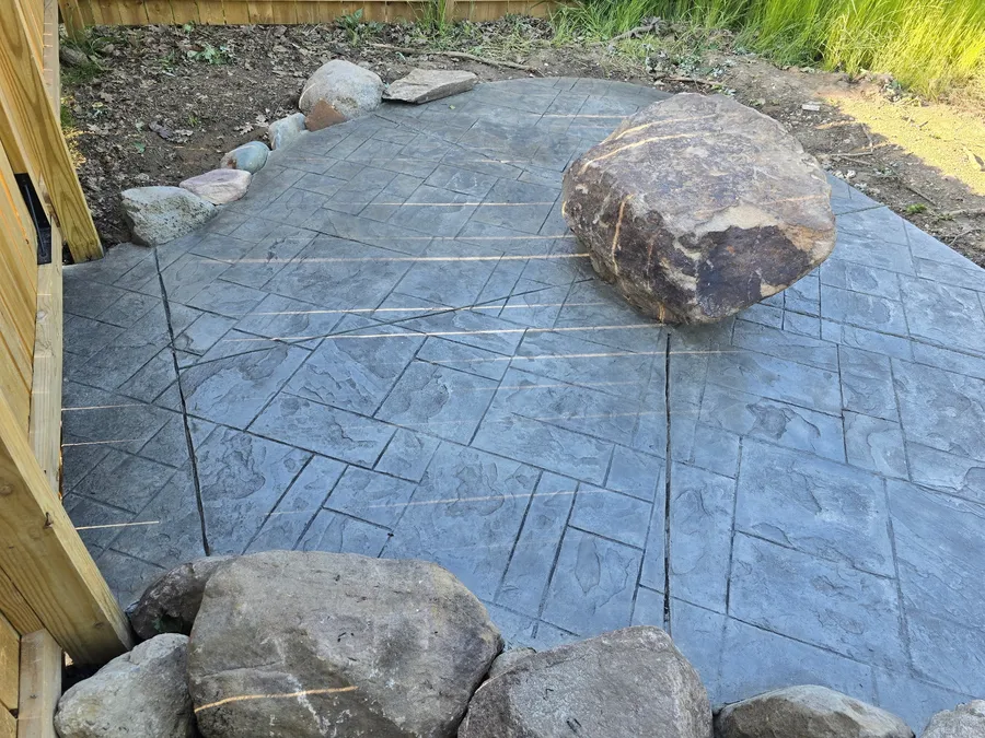 Concrete walkway project in Coastal North Carolina